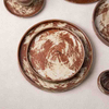 Commercial porcelain plates for restaurant service
